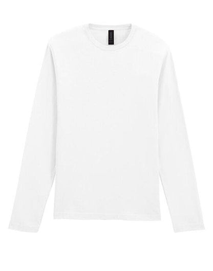 Gildan Softstyle Adult Long Sleeve Tee - White
