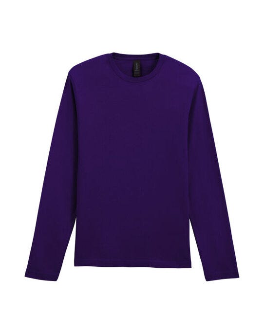 Gildan Softstyle Adult Long Sleeve Tee - Fan Dark Purple