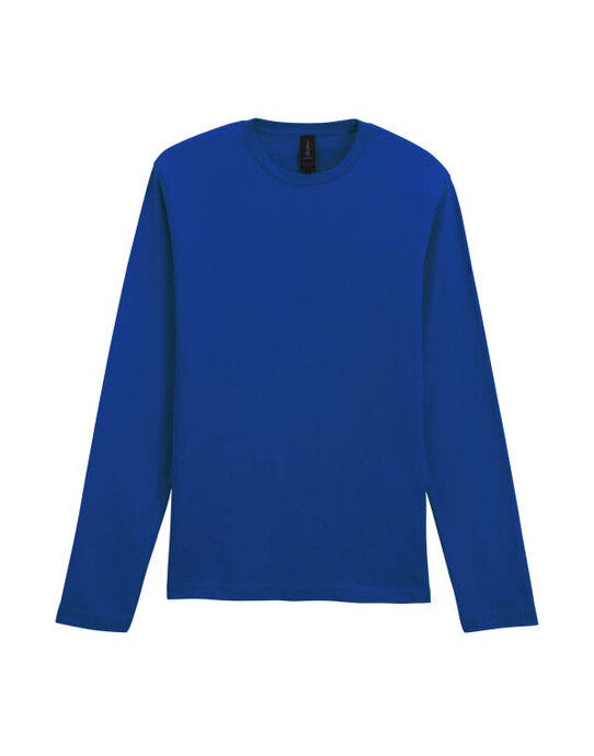 Gildan Softstyle Adult Long Sleeve Tee - Fan Deep Royal