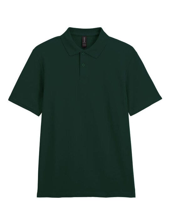 Gildan Softstyle Adult Double Pique Polo - Forest Green