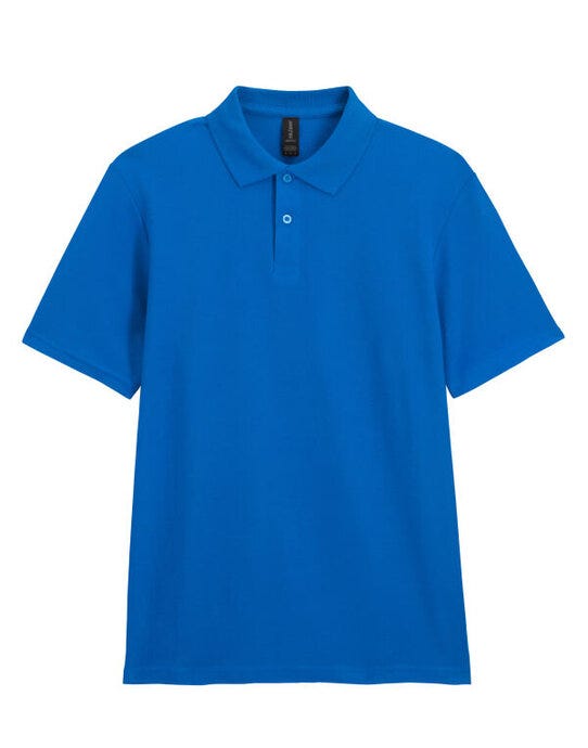 Gildan Softstyle Adult Double Pique Polo - Royal