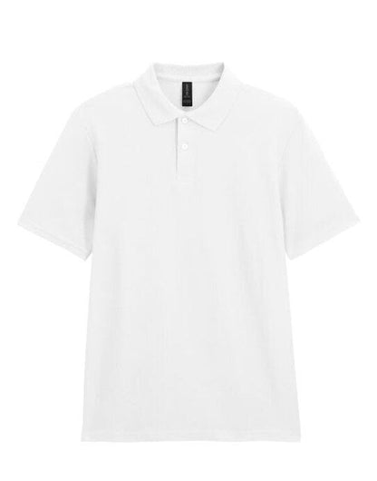 Gildan Softstyle Adult Double Pique Polo - White