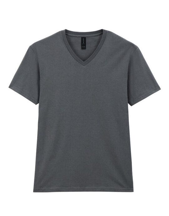 Gildan Softstyle Adult V-Neck T-Shirt - Charcoal