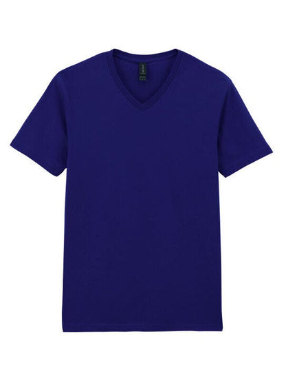 Gildan Softstyle Adult V-Neck T-Shirt - Navy Blue