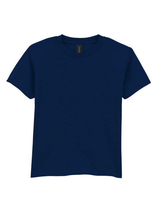 Gildan Softstyle Midweight Youth T-Shirt - Navy Blue