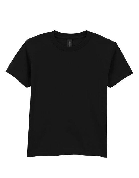 Gildan Softstyle Midweight Youth T-Shirt - Pitch Black