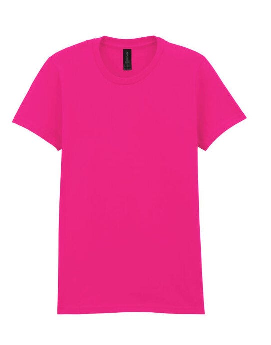 Gildan Softstyle Midweight Womens Tshirt - Heliconia