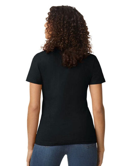 Gildan Softstyle Midweight Womens Tshirt - Pitch Black