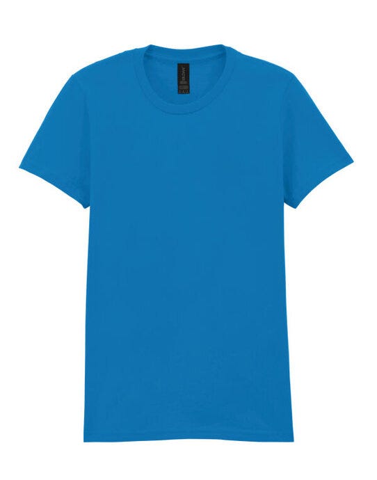 Gildan Softstyle Midweight Womens Tshirt - Sapphire