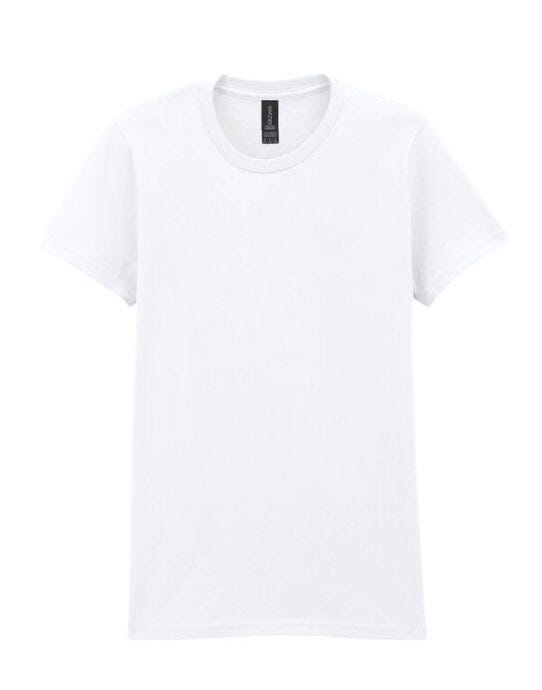 Gildan Softstyle Midweight Womens Tshirt - White