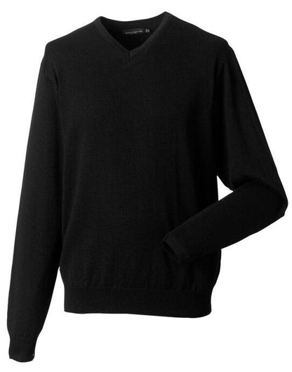 Russell Athletic Collection Russell Collection Mens VNeck Pullover - Black
