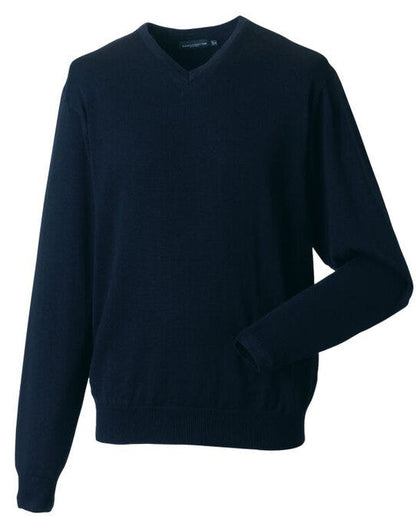 Russell Athletic Collection Russell Collection Mens VNeck Pullover - French Navy