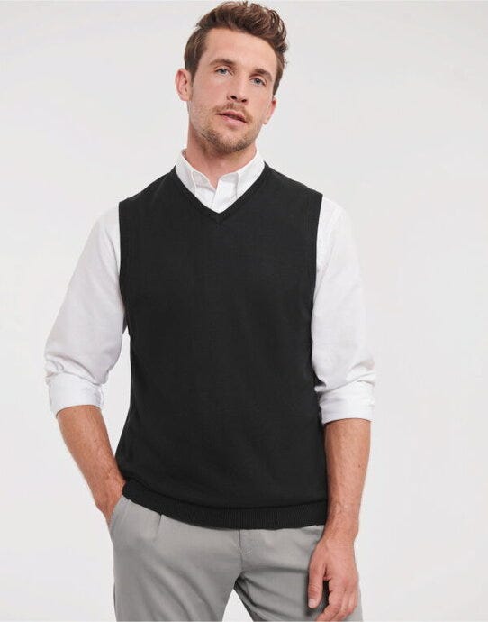 Russell Athletic Collection Russell Collection VNeck S'Less Pullover - Black