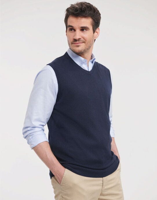 Russell Athletic Collection Russell Collection VNeck S'Less Pullover - French Navy