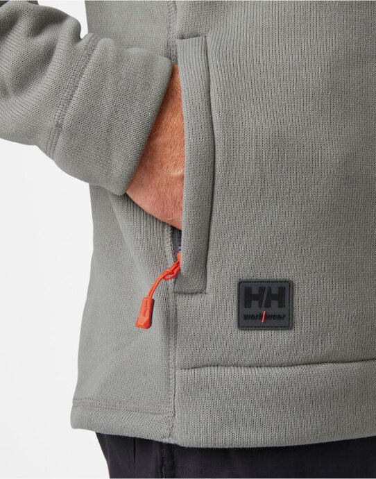 Helly Hansen Kensignton 1/2 Zip Fleece - Mid Grey