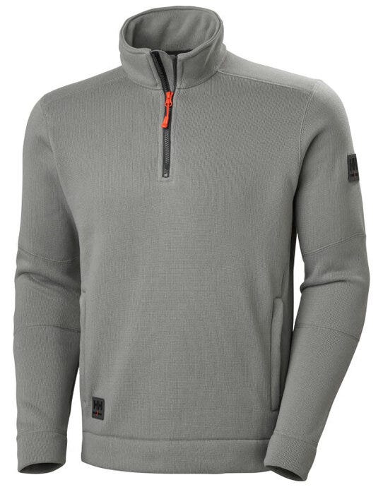 Helly Hansen Kensignton 1/2 Zip Fleece - Mid Grey