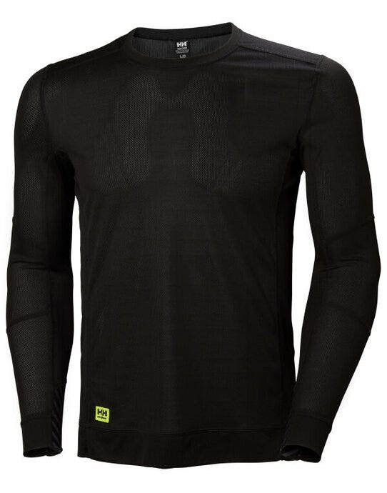 Helly Hansen LIFA Crew Neck Baselayer - Black