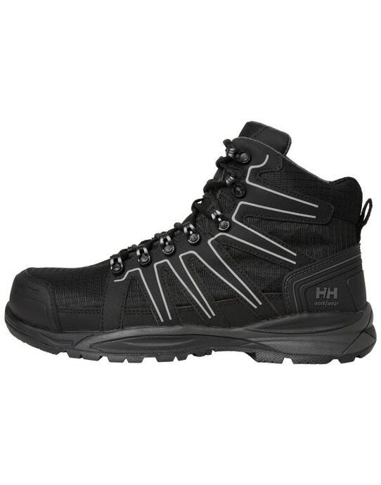 Helly Hansen Manchester Mid Safety Boot - Black/ Grey