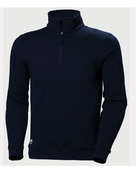 Helly Hansen Classic Half Zip Sweatshirt - Navy Blue