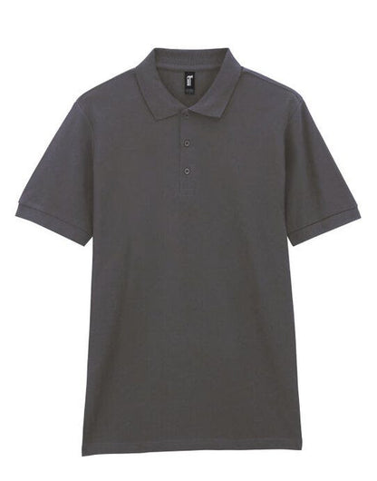 Gildan Premium Cotton Adult Pique Polo - Charcoal