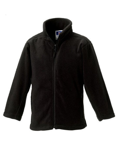 Russell Athletic Russell Kids FZ Outdoor Fleece - Black