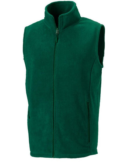 Russell Athletic Russell Mens Outdoor Fleece Gilet - Bottle Green