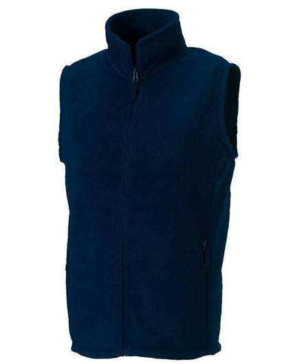 Russell Athletic Russell Mens Outdoor Fleece Gilet - French Navy