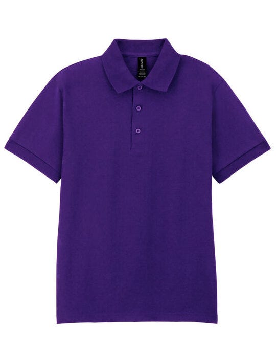 Gildan DryBlend Adult Jersey Polo - Purple