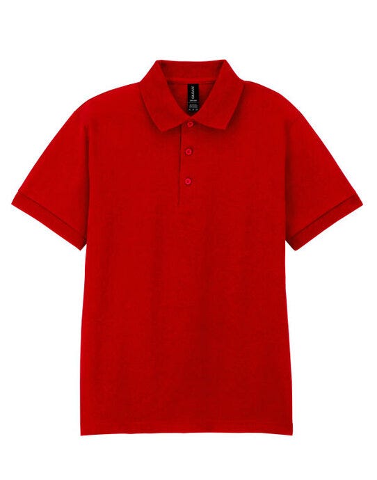 Gildan DryBlend Adult Jersey Polo - Red