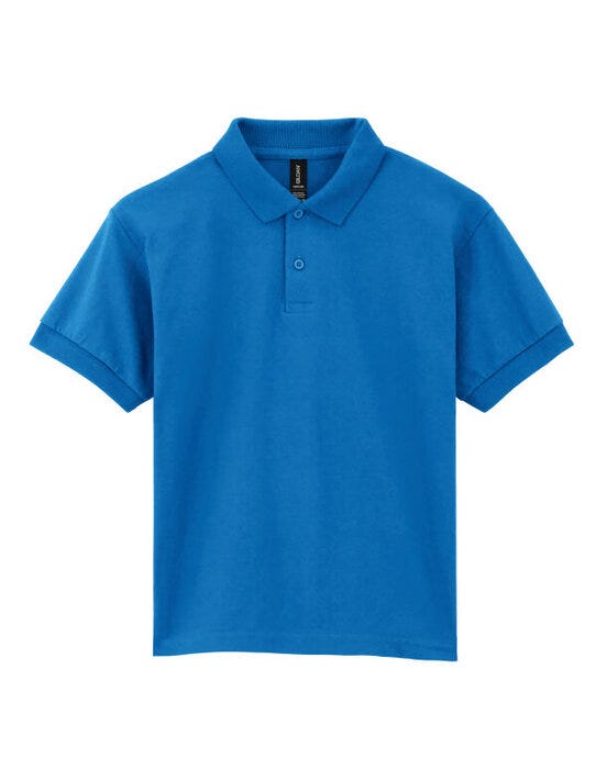 Gildan Dryblend Youth Jersey Polo - Royal