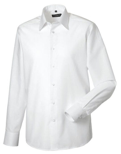 Russell Athletic Collection Russell Collection Men LS Tailor Oxford - White