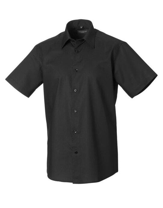 Russell Athletic Collection Russell Collection Mens SS Tailor Oxford - Black