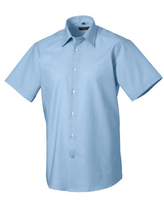 Russell Athletic Collection Russell Collection Mens SS Tailor Oxford - Oxford Blue