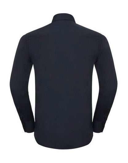 Russell Athletic Collection Russell Collection Mens LS Tailor Poplin - French Navy