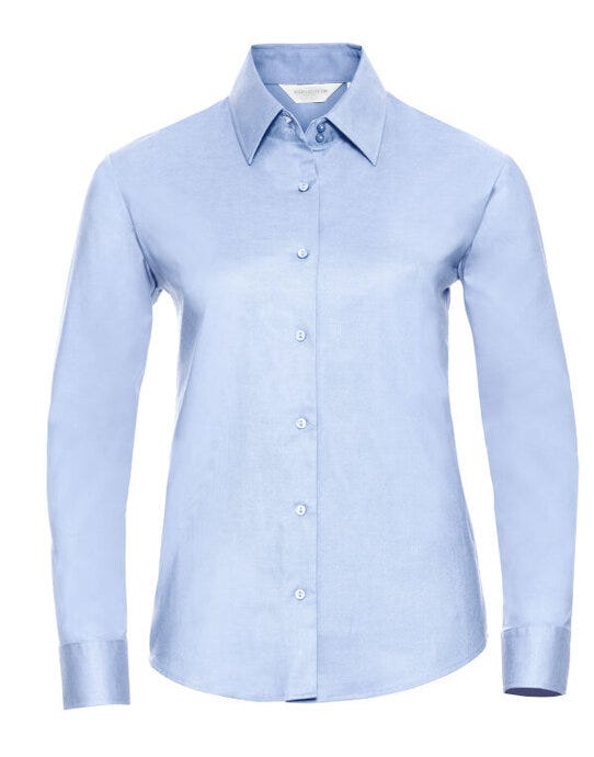 Russell Athletic Collection Russell Collection Lady LS Tailor Oxford - Oxford Blue