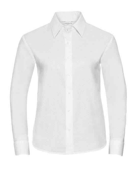 Russell Athletic Collection Russell Collection Lady LS Tailor Oxford - White