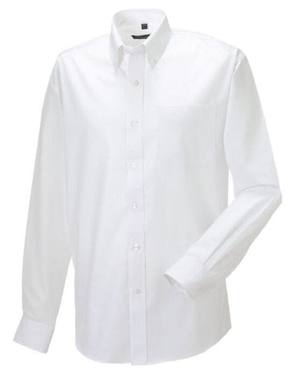 Russell Athletic Collection Russell Collection Men LS Classic Oxford - White