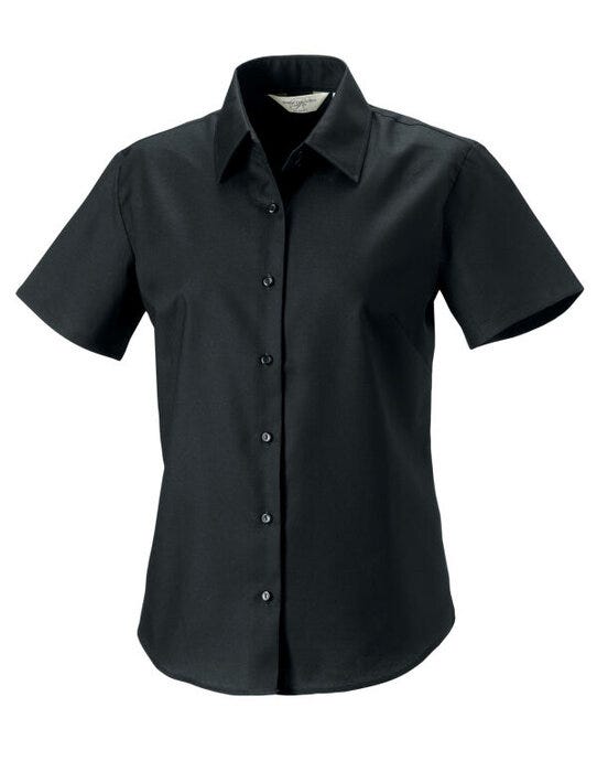 Russell Athletic Collection Russell Collection Lady SS Tailor Oxford - Black