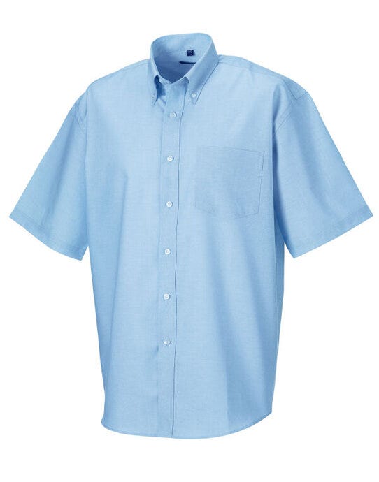 Russell Athletic Collection Russell Collection Men SS Classic Oxford - Oxford Blue