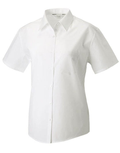 Russell Athletic Collection Russell Collection Lady SS Clasic Poplin - White