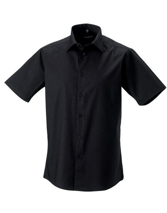 Russell Athletic Collection Russell Collection Mens SS Stretch Shirt - Black