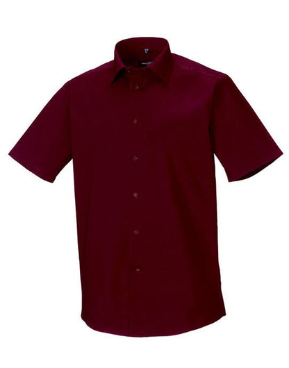 Russell Athletic Collection Russell Collection Mens SS Stretch Shirt - Port