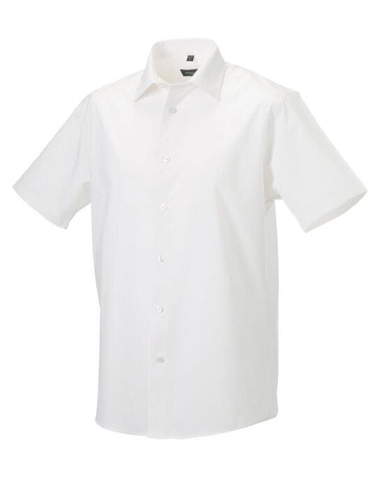 Russell Athletic Collection Russell Collection Mens SS Stretch Shirt - White