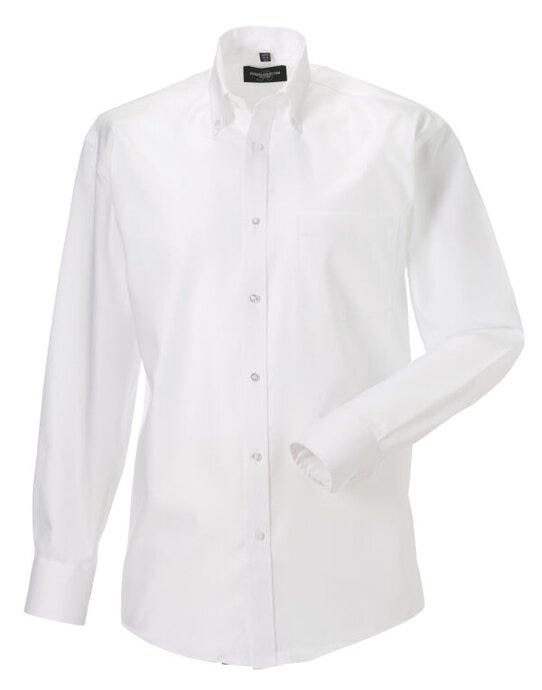 Russell Athletic Collection Russell Collection Mens LS NonIron Shirt - White