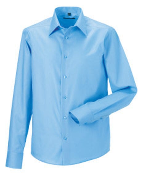 Russell Athletic Collection Russell Collection Men LS Tailor NonIron - Bright Sky