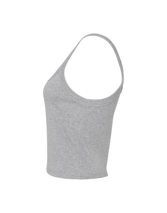Bella + Canvas Bella Women's Micro Rib Strap Tank - Athletic Heather