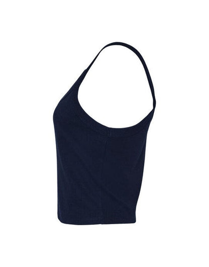 Bella + Canvas Bella Women's Micro Rib Strap Tank - Solid Navy Blend