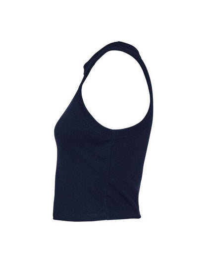 Bella + Canvas Bella Women's Micro Rib Racer Tank - Solid Navy Blend