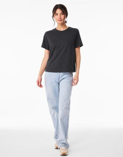 Bella + Canvas Women's Heavy Boxy Tee - Dark Grey