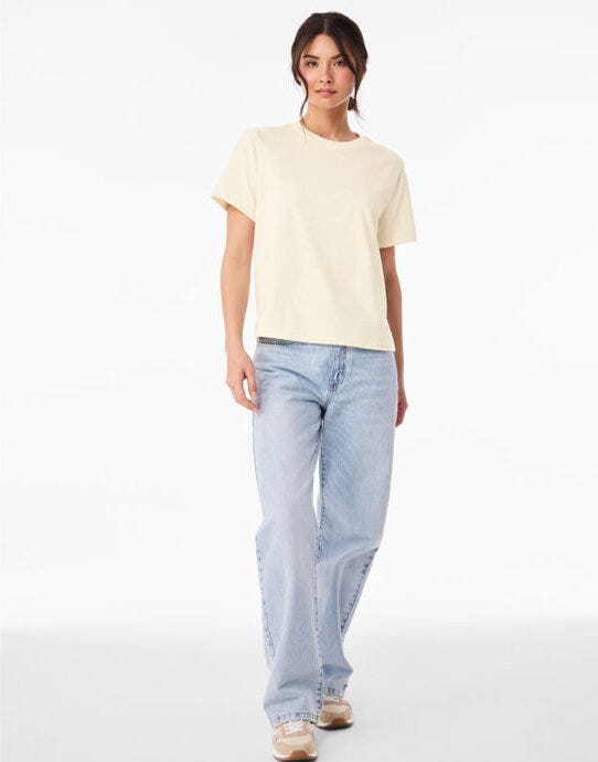 Bella + Canvas Women's Heavy Boxy Tee - Natural